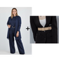 ⏳Time-Limited Special⏰Elegant 3-piece set including long cardigan, top and pants💞