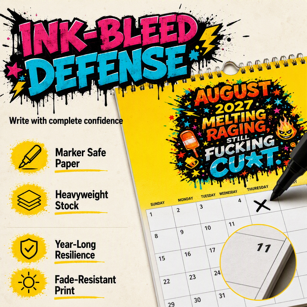💥Early Bird Sale — 50% OFF🎁2027 Year of the Cunt Wall Calendar – Bold Graffiti Humor Calendar📆🌟