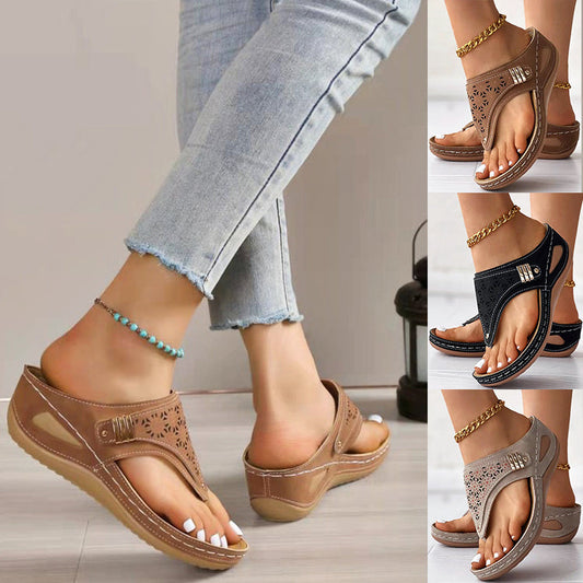 💥2025 HOT SALE 49% OFF🔥Women's Soft Sole Hollow-Out Sandals👟