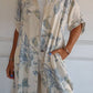 ✨What should I wear tomorrow?✨Simple Printed Cotton and Linen Dress