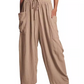 💥This Week's Special Price £17.99🎁☀️Women's Linen Wide Leg Pants with Pockets