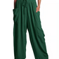 💥This Week's Special Price £17.99🎁☀️Women's Linen Wide Leg Pants with Pockets