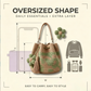 Handmade Crochet Floral Tote Bag 🌸🧶 – Artisan Cotton Shoulder Bag, Vintage Romantic Design, One-of-a-Kind – 30-Day Guarantee