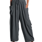 💥This Week's Special Price £17.99🎁☀️Women's Linen Wide Leg Pants with Pockets