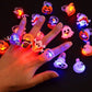 🔥🎃Spooky Season Hot Sale 50% OFF:£14.99‼️✨LED Light Halloween Glowing Ring 💍| Flashing Light‑Up Party Favor for Halloween Night👻
