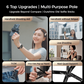 🔥Hot Sale 50% OFF🔥4-in-1 Multifunctional 360° Rotation Magnetic Selfie Stick📸