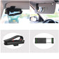 📱 1080° Rotating Phone Holder – Universal Clamp for Car, Desk, Mirror, Sun Visor – Fits 4‑7 inch Smartphones – Strong Grip, Foldable, Heat Resistant (Grey/Green)