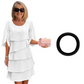 🎉Last Day Promotion 50% OFF💃Women's Elegant Layered Ruffle Sleeve Dress – Effortless Style for Every Occasion✨