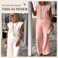 🌸Spring Specials💐Women's Crew Neck Sleeveless Top and Pants Set