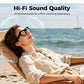 Smart glasses with AI and ChatGPT, 8MP camera and 1200P 4K HD video recording, real-time translation in over 160 languages, Bluetooth 5.4, HiFi audio and music control, wearable smart sunglasses with video recording.