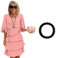 🎉Last Day Promotion 50% OFF💃Women's Elegant Layered Ruffle Sleeve Dress – Effortless Style for Every Occasion✨