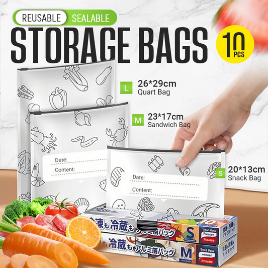 ♻️Reusable Aluminum Foil Sealable Storage Bags
