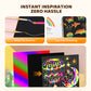 Creative Rainbow Scratch Art Notebook
