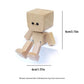 🎁New Year Sale 50% OFF💖Charming Little Swaying Wooden Figure & 12PCS Magnetic Expressions