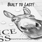 📢Limited-time 50% OFF🏡✨Funny Bathroom Wall Art - "Nice Ass" Donkey Print