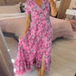 💃Hot Sale - 50% OFF🔥Floral Print V-neck Dress