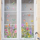 💐Time-limited Special💞Colorful Floral Bouquet Window Sticker🖼️(Cut to size freely)