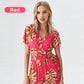 🌸Up to 50% off🔥Casual Floral Polka Dot Pocket Rompers