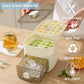 🥳2026 HOT SALE🧊Portable Ice Maker with Lid and Storage Box (48 cubes)