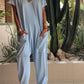 💕Solid Color Jumpsuit, Simple But Not Simplistic.