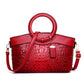 🔥2025 Hot Sale🔥Large Capacity Vintage Luxury Crocodile Leather Vintage Handbag