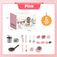 🎁[Best Gift For Kid]🍳Children's Real Cooking Mini Kitchen Toys - 22 PCS Set