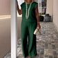 🌸Spring Specials💐Women's Crew Neck Sleeveless Top and Pants Set
