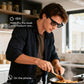 Smart glasses with AI and ChatGPT, 8MP camera and 1200P 4K HD video recording, real-time translation in over 160 languages, Bluetooth 5.4, HiFi audio and music control, wearable smart sunglasses with video recording.