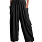 💥This Week's Special Price £17.99🎁☀️Women's Linen Wide Leg Pants with Pockets