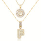 🎁New Year Sale 50% OFF💖2 Pack - Initial Letter Pendant Necklaces