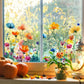 💐Time-limited Special💞Colorful Floral Bouquet Window Sticker🖼️(Cut to size freely)
