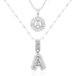 🎁New Year Sale 50% OFF💖2 Pack - Initial Letter Pendant Necklaces