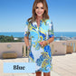 🌷Limited Time Offer 50% OFF💞Women Colorful Printed V-Neck Dress