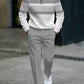 🎁New arrival 50% OFF💥Men's Graphic Print Pullover & Pants Set – Street Style, Comfort Fit & Casual Look 👖