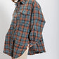 💖LAST DAY SALE 49% OFF🏆Women's Mineral Washed Button Down Plaid Shirt