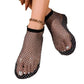 💖Last Day Sale 50% OFF💖🔥Luxury Gem Glossy Mesh Elastic Ankle Shoes in Black & Nude