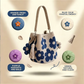 Handmade Crochet Floral Tote Bag 🌸🧶 – Artisan Cotton Shoulder Bag, Vintage Romantic Design, One-of-a-Kind – 30-Day Guarantee