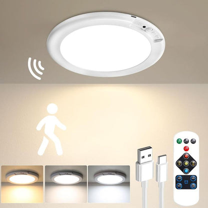 📢📢50% OFF !!!⏰Magnetic Motion Sensor Ceiling Light with Remote