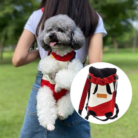 🎅Christmas Hot Sale🎁Pet Travel Leg-out Backpack🐶🐱