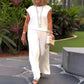 🌸Spring Specials💐Women's Crew Neck Sleeveless Top and Pants Set