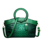 🔥2025 Hot Sale🔥Large Capacity Vintage Luxury Crocodile Leather Vintage Handbag