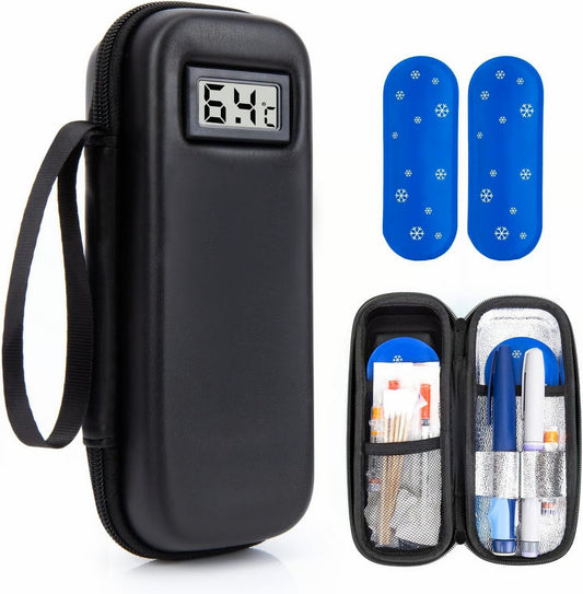 ❄Refrigerant travel kit for insulin with temperature display Temperature monitoring in real time✈️