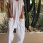 💕Solid Color Jumpsuit, Simple But Not Simplistic.