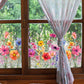 💐Time-limited Special💞Colorful Floral Bouquet Window Sticker🖼️(Cut to size freely)