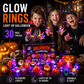 🔥🎃Spooky Season Hot Sale 50% OFF:£14.99‼️✨LED Light Halloween Glowing Ring 💍| Flashing Light‑Up Party Favor for Halloween Night👻