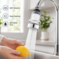 360° Rotating Faucet Aerator Filter 6-Layer Filtration 3 Water Modes Splash-Free for Kitchen Sink Fruit Vegetable Cleaning
