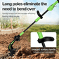Ndreasdw™ Mini Electric Tiller & Cultivator – Cordless 24V with Dual Battery & Charger – 2.6 lbs Ultralight, 51.8” Extendable Handle, 2.55” Thickened Steel Blades – Ideal for Flower Beds, Small Gardens & Raised Beds