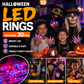 🔥🎃Spooky Season Hot Sale 50% OFF:£14.99‼️✨LED Light Halloween Glowing Ring 💍| Flashing Light‑Up Party Favor for Halloween Night👻