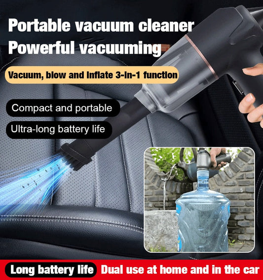 😍50% Discount🏆Blow, Vacuum and Inflate all-in-one Cordless Vacuum Cleaner for Home and Car