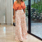 49% OFF🌷Elegant ladies two piece set 【V-neck top & wide leg trousers】
